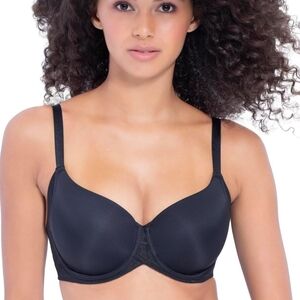 Felina Black Full Coverage Bra with Adjustable Straps 42DDD NWT